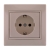 Socket Outlet Earthed  - FireProof Plastic