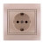 Socket Outlet Earthed  - FireProof Plastic