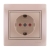 Childproof Socket Outlet Earthed - Ceramic