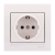 Socket Outlet Earthed  - FireProof Plastic