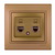 Double Data Socket Outlet (2pcs RJ45Cat 6  Jack)