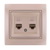 Double Data Socket Outlet (2pcs RJ45Cat 5e  Jack)