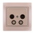 Double Satellite Socket (SAT-SAT-TV-R) End of Line