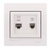 Data+Numeric Telephone Socket Outlet (RJ45 Cat 6+RJ11)