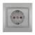 Childproof Socket Outlet Earthed - Ceramic