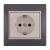 Socket Outlet Earthed  - FireProof Plastic