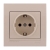 Socket Outlet Earthed  - FireProof Plastic