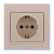 Socket Outlet Earthed  - FireProof Plastic