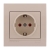 Childproof Socket Outlet Earthed - Ceramic