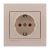 Childproof Socket Outlet Earthed - Ceramic