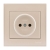 Socket Outlet Without Earth - FireProof Plastic