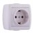 Socket Outlet Earthed - Ceramic