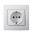 Socket Outlet Earthed  - FireProof Plastic