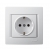 Childproof Socket Outlet Earthed - FireProof Plastic