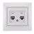 Double Data Socket Outlet (2pcs RJ45Cat 5e  Jack)