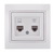 Data+Numeric Telephone Socket Outlet (RJ45 Cat 5e+RJ11)