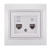 Data+Numeric Telephone Socket Outlet (RJ45 Cat 6+RJ11)