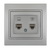 Data+Numeric Telephone Socket Outlet (RJ45 Cat 5e+RJ11)