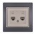 Double Data Socket Outlet (2pcs RJ45Cat 5e  Jack)