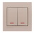 Double One Way Switch - Illuminated