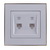 Double Numeric Telephone Socket Outlet (2pcs RJ11)